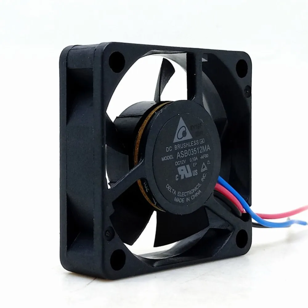 1 Uds ventilador para Delta ASB03512MA 12V 35mm ventilador de refrigeración para PC Industrial, decodificador, Mini ITX, Control de velocidad de 3 cables - imagen 3