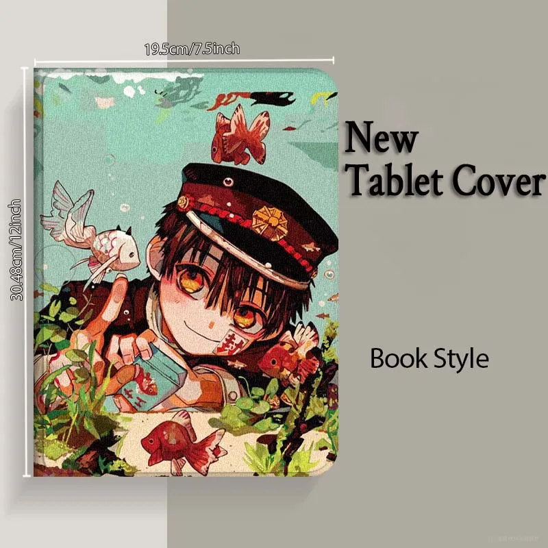 Hanako Kun arte para Huawei MediaPad MatePad Pro Air 12 X T5 T10S M6 M5 C5e SE 11 11,5 12,2 13,2 10,1 pulgadas funda para tableta - imagen 5