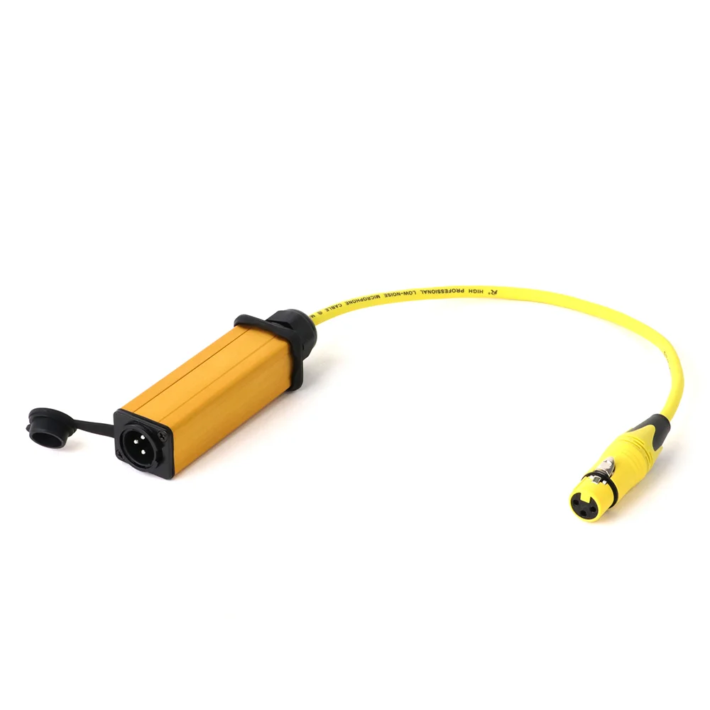 1 Cable XLR de 3 pines de 0,3 M-15M, conector hembra XLR de 3 pines a Cable de Audio adaptador de enchufes de montaje en Panel macho XLR impermeable - imagen 5