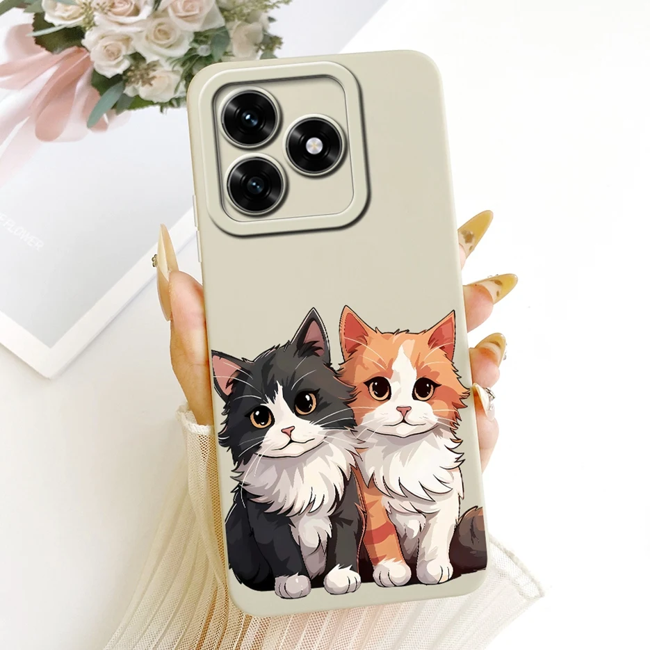 Para Honor X5C Plus funda NLA-LX1 lindo conejo perro cubierta de dibujos animados 6,74 ''funda de teléfono mate de TPU suave para Honor X5C HonorX5C Plus Shell - imagen 4