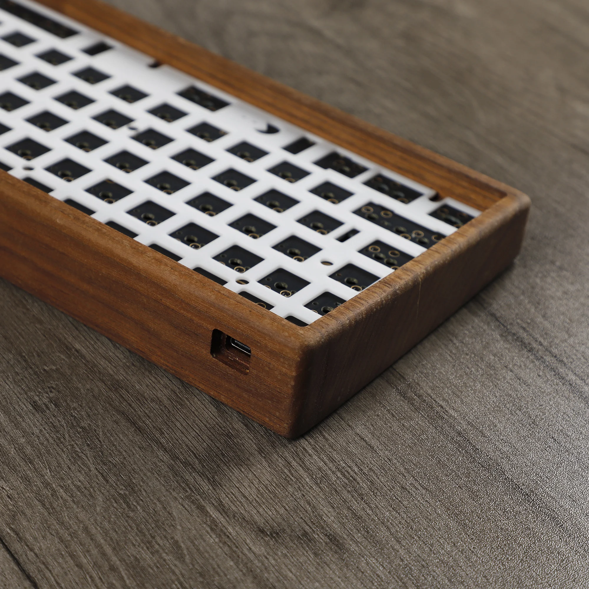 YMD96XS Ble Bluetooth Versión inalámbrica Teclado 96 Kit de madera Estándar ANSI ISO QMK a través del kit Hotswap 96 - imagen 2