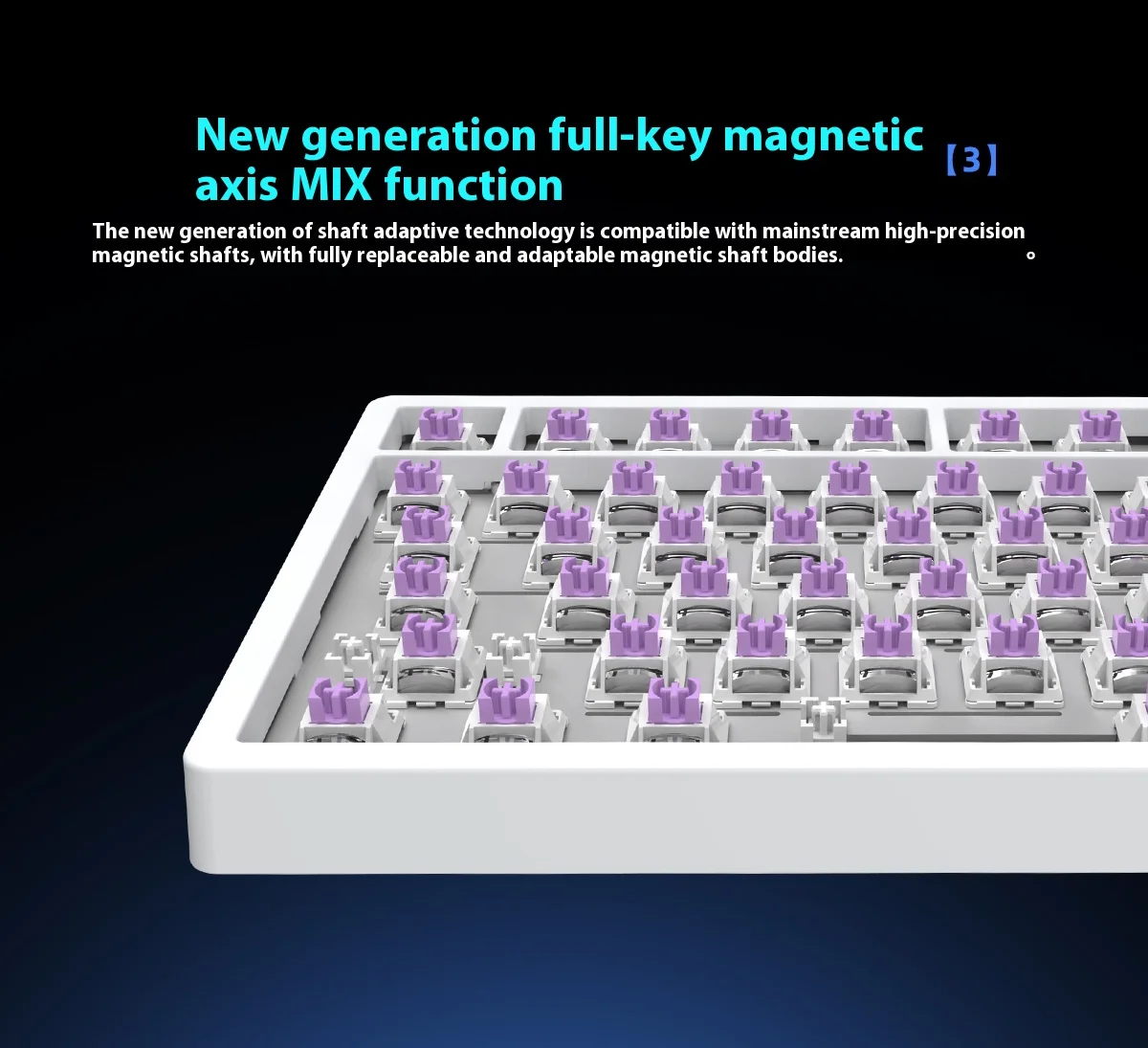 MARS75 Teclado mecánico E-sport 8K interruptor magnético juego Teclado mecánico ARGB batería larga personalizado HotSwap accesorio para juegos - imagen 5