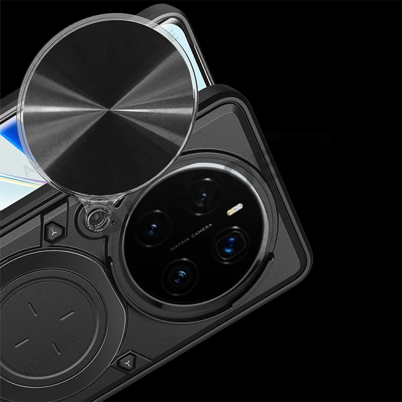 Armadura Funda para Honor Magic 7 Pro Funda deslizante anillo de cámara soporte protección Funda de teléfono para Honor Magic 7 Pro 5G Capa a prueba de golpes - imagen 5