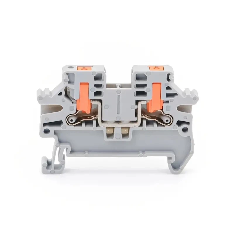 30 Uds PTV 2,5 bloque de terminales de carril DIN conexión push-in 2,5 mm2 26-12AWG cableado de Cable conectores de Cable eléctrico para carril - imagen 5