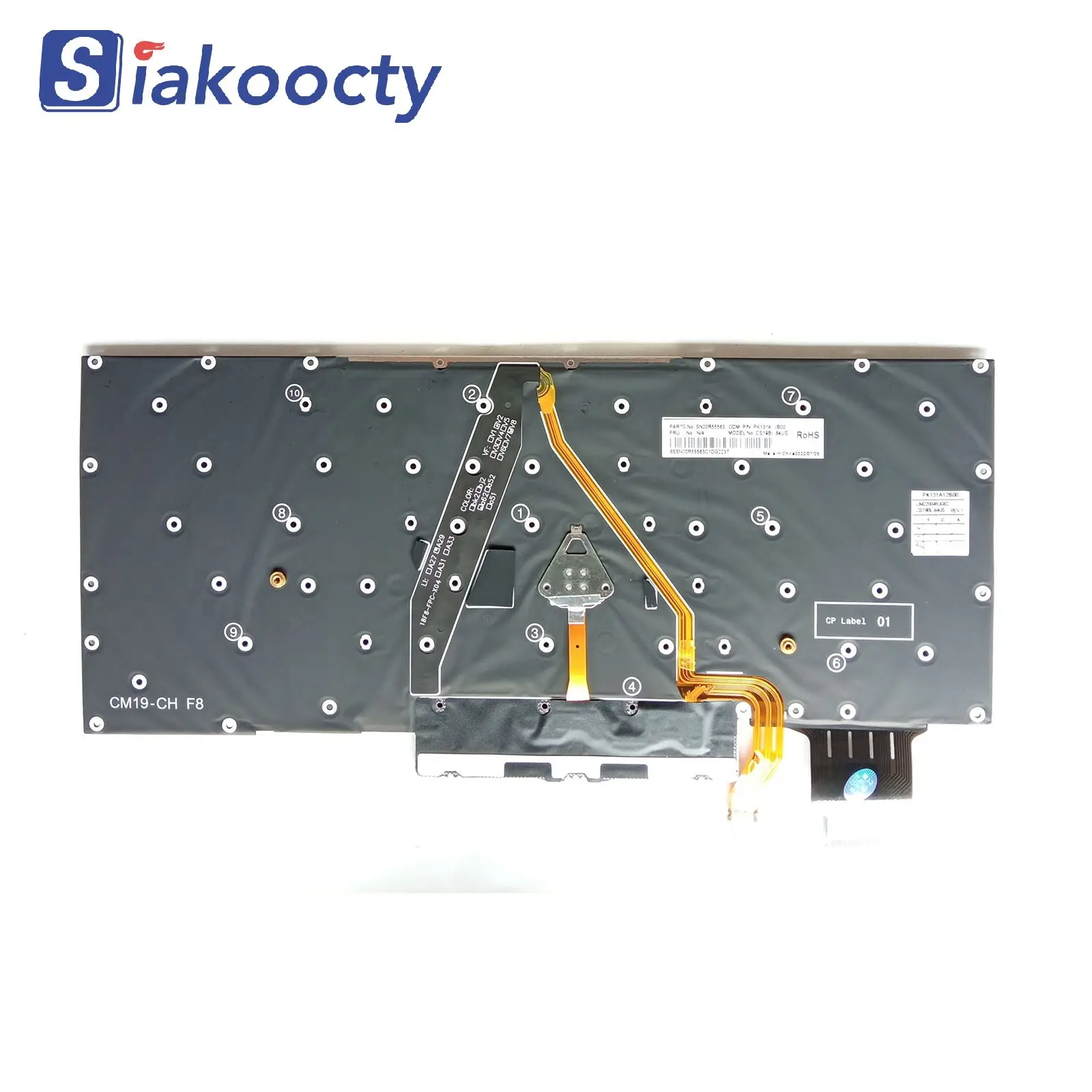 Teclado de ordenador portátil para Lenovo ThinkPad X1, teclado de Yoga de 4ª generación, tipo retroiluminado, 20SA, 20SB, 20QF, 20QG, venta al por mayor de fábrica - imagen 2