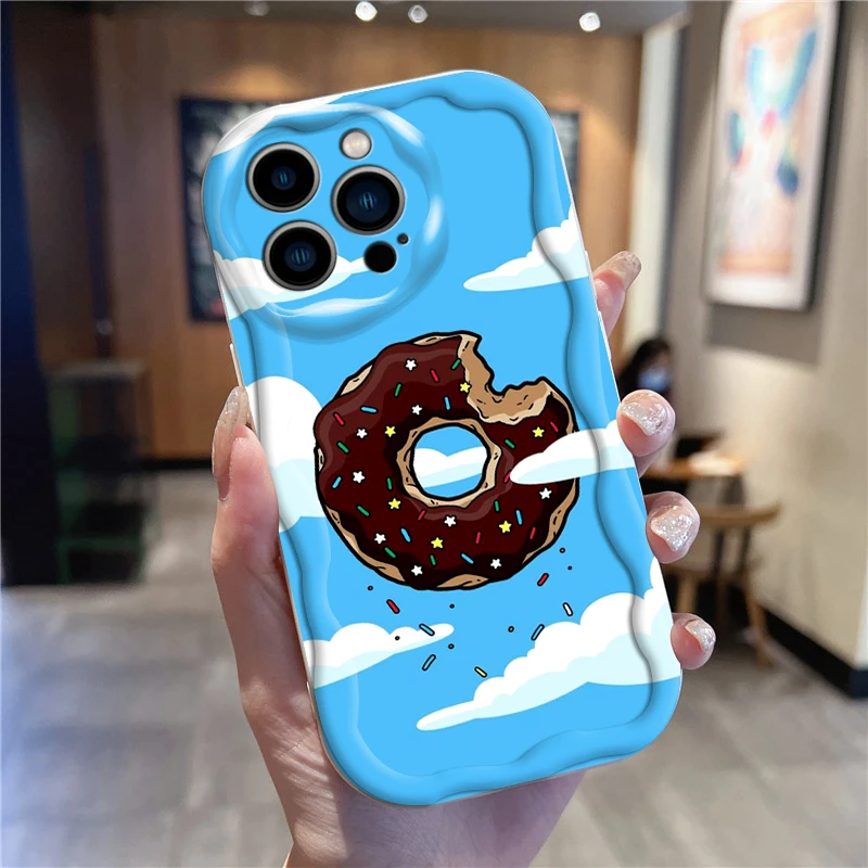 Funda de teléfono de dibujos animados de Los Simpsons para Apple iPhone 15 14 13 12 11 XS XR X Pro Max Plus Wave Oil Soft - imagen 2