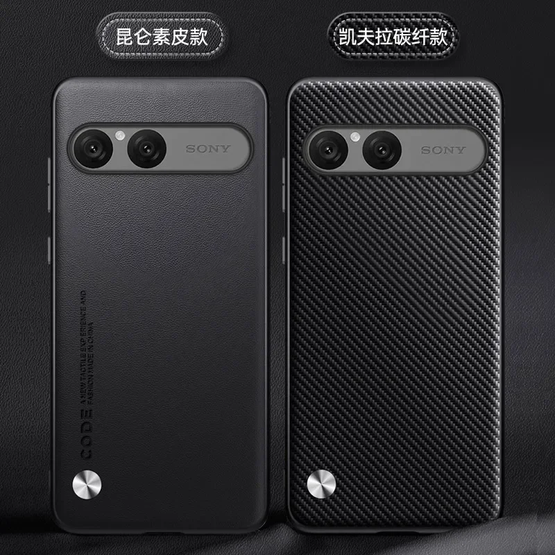 Funda mate de cuero PU liso para Sony Xperia 10 VII, funda de parachoques a prueba de golpes con marco suave ultrafino de silicona para Xperia 10 VII Vii - imagen 4