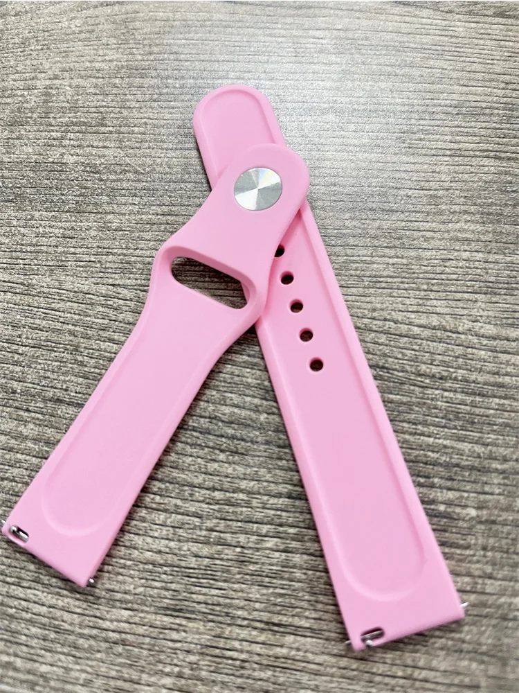 Correa de 18mm 20mm 22mm para Samsung Galaxy watch 7/6/5/pro/4 pulsera clásica de silicona Huawei watch GT 6-5-4-2-2e-3 pro 46mm 42MM - imagen 2