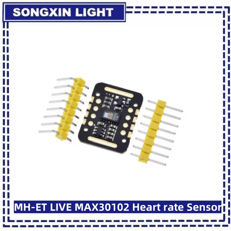 SAMIROB MH-ET LIVE MAX30102 Módulo Sensor de frecuencia cardíaca detección de pulsos prueba de concentración de oxígeno en sangre para Arduino potencia ultrabaja - imagen 4