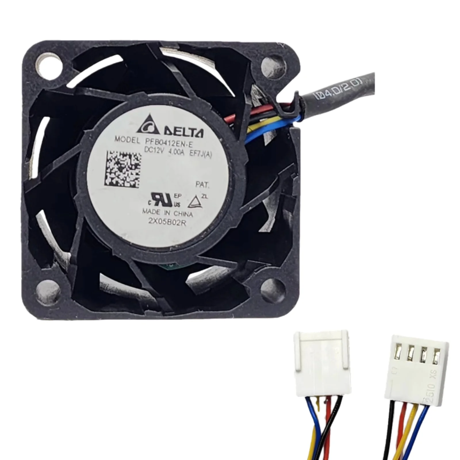 Ventilador extremo de 34000RPM para Delta PFB0412EN-E 40x40x28mm 12V 4.0A Ventilador de súper alta velocidad Alta presión estática para servidor 1U S