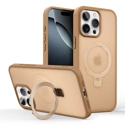 Funda MagSafe para iPhone 15/14/16 Pro Max/Plus con soporte