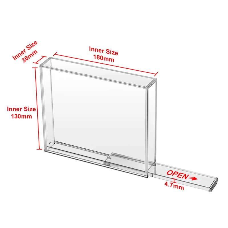 Estuches acrílicos para tarjetas de juego N64 SNES, cajas de exhibición transparentes para cartuchos Retro, organizador de almacenamiento resistente a los arañazos - imagen 3