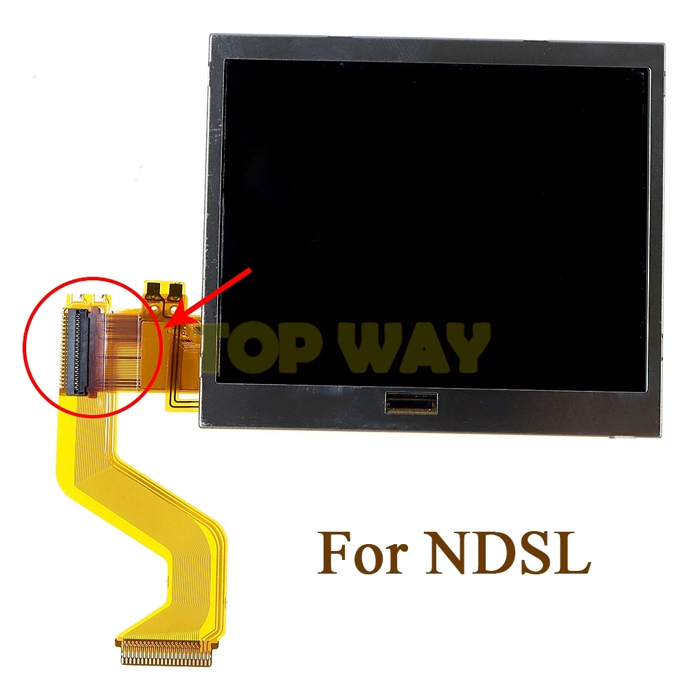 1 unidad para Nintendo DS Lite pantalla LCD modificada cambio de pantalla inferior a pantalla Cable Flexible para pieza de repuesto NDSL