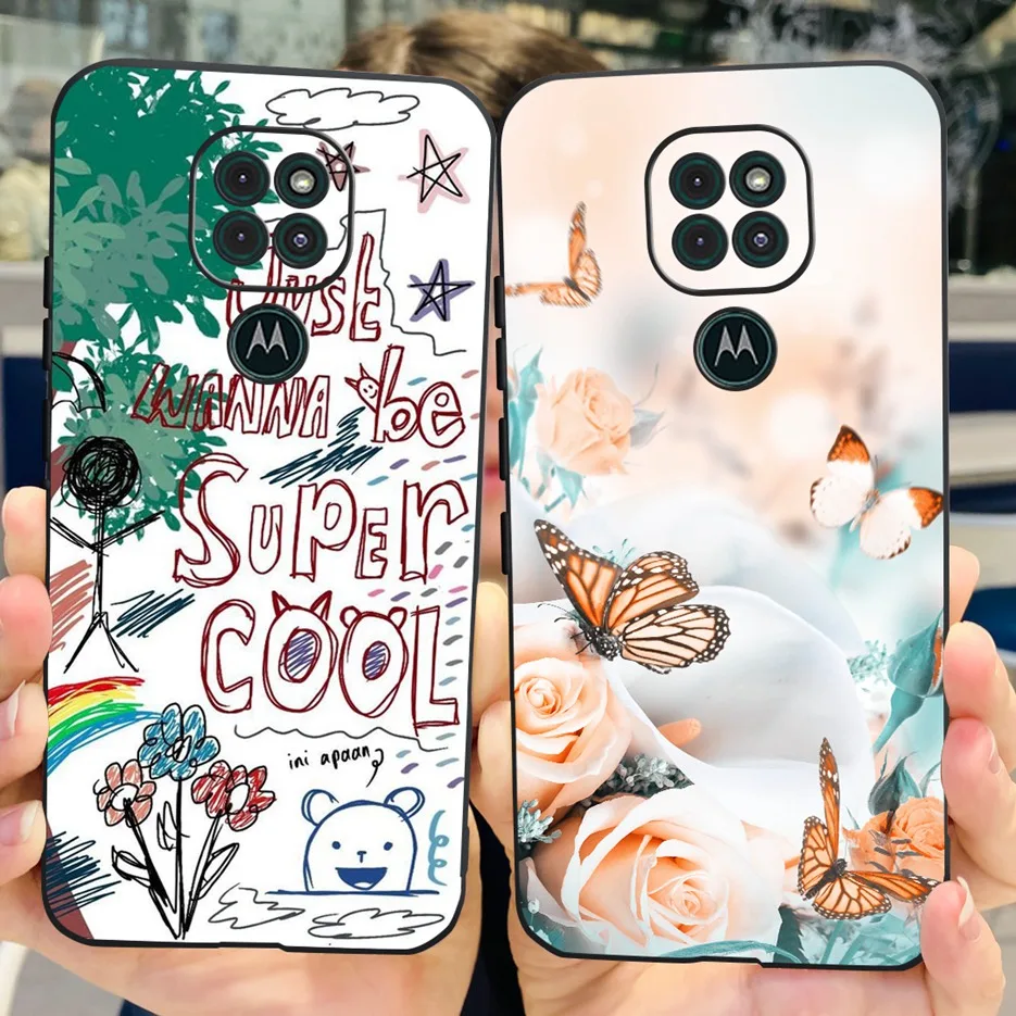 Para Motorola Moto G9 Play funda bonita de moda pintada funda de teléfono de silicona suave para Motorola Moto G9 MotoG9 Play Coque parachoques - imagen 5