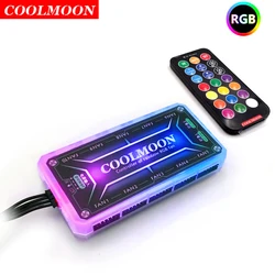 Coolmoon Panel Lateral RGB LED – Iluminación para Chasis PC