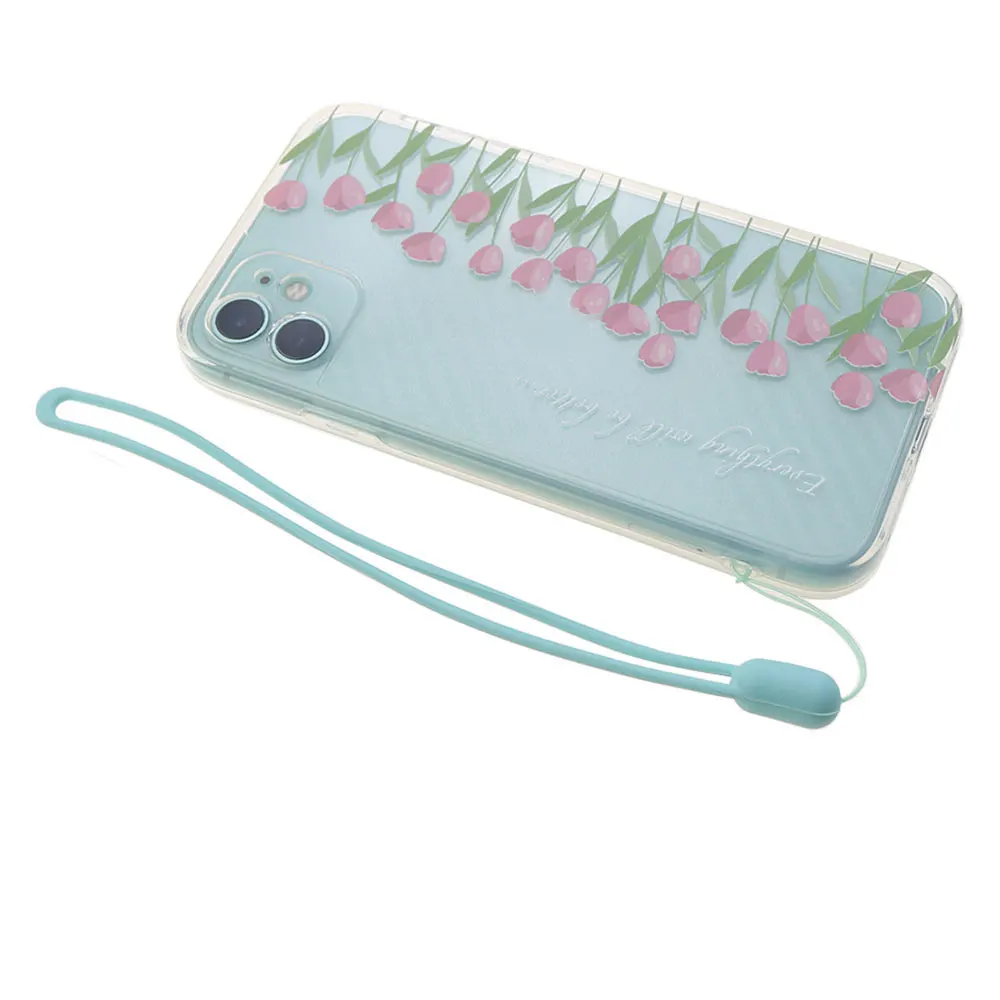 JCD correas de muñeca de silicona, cordones para teléfono móvil, bonitos dijes, correa para teléfono móvil, correa para llaves de cámara, cordón - imagen 2