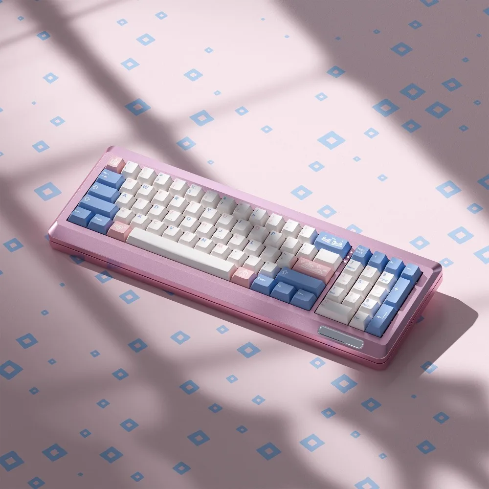 Domikey Gift-Juego de teclas V2, teclas personalizadas de tres colores con perfil de cereza, ABS, bonitas teclas para teclado mecánico, 68/75/84/87/98 teclas - imagen 4