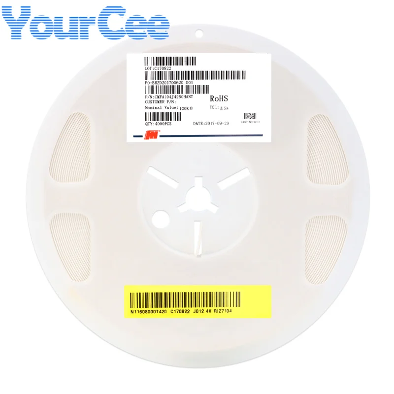 Resistencia térmica, 50 piezas, 0603 SMD, 10KΩ, 100KΩ, Ohm, ± 5% - imagen 3