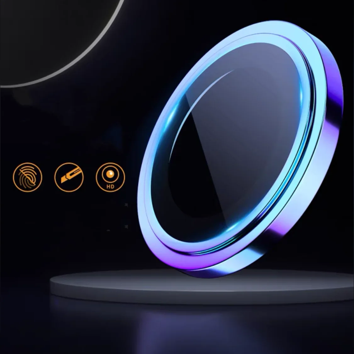 Protector de Metal para lente de cámara de Color original, 2-3 Uds., para IPhone 14, 15 Plus, 15 Pro Max, 16, 12 Pro Max 13, película de vidrio templado para cámara - imagen 3