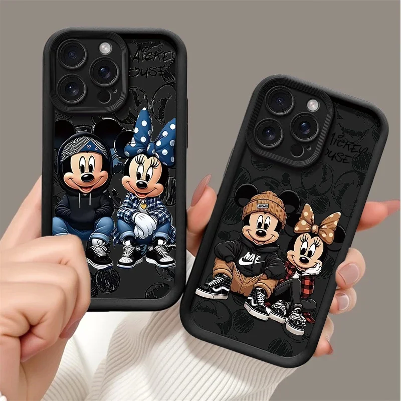 Funda de moda de Mickey Minnie Mouse para Xiaomi Redmi 15 13 12 10 9 14C 13C 12C 10C A5 Note 14 Pro 5G 12 13 Pro Plus 9S 12S - imagen 4