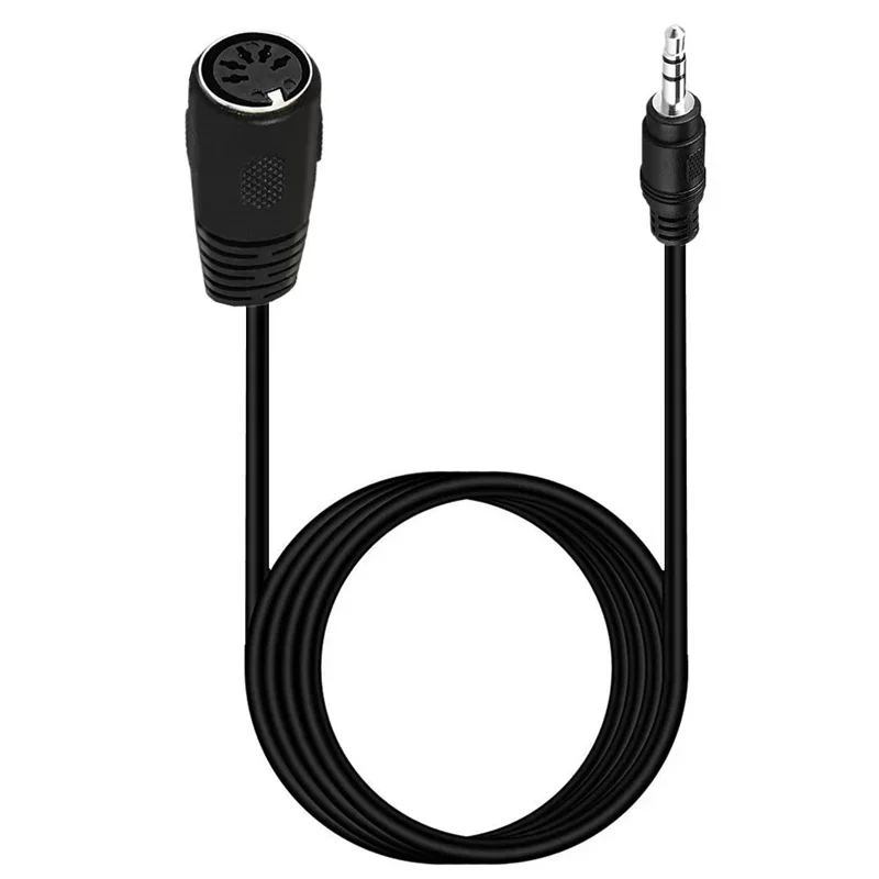 Cable DIN a 3,5 mm, 50 CM 5 pines DIN hembra a 3,5 MM macho SmartPhone AUX Adaptador de conector estéreo para auriculares Cable de entrada 0,5 m/1 m/1,5 m - imagen 5