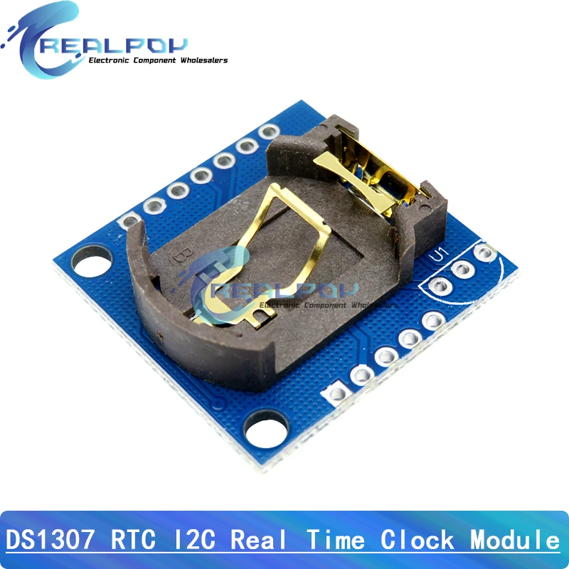 Módulo de reloj en tiempo Real I2C RTC DS1307 AT24C32 para AVR ARM PIC pequeños módulos RTC I2C memoria reloj DS1307