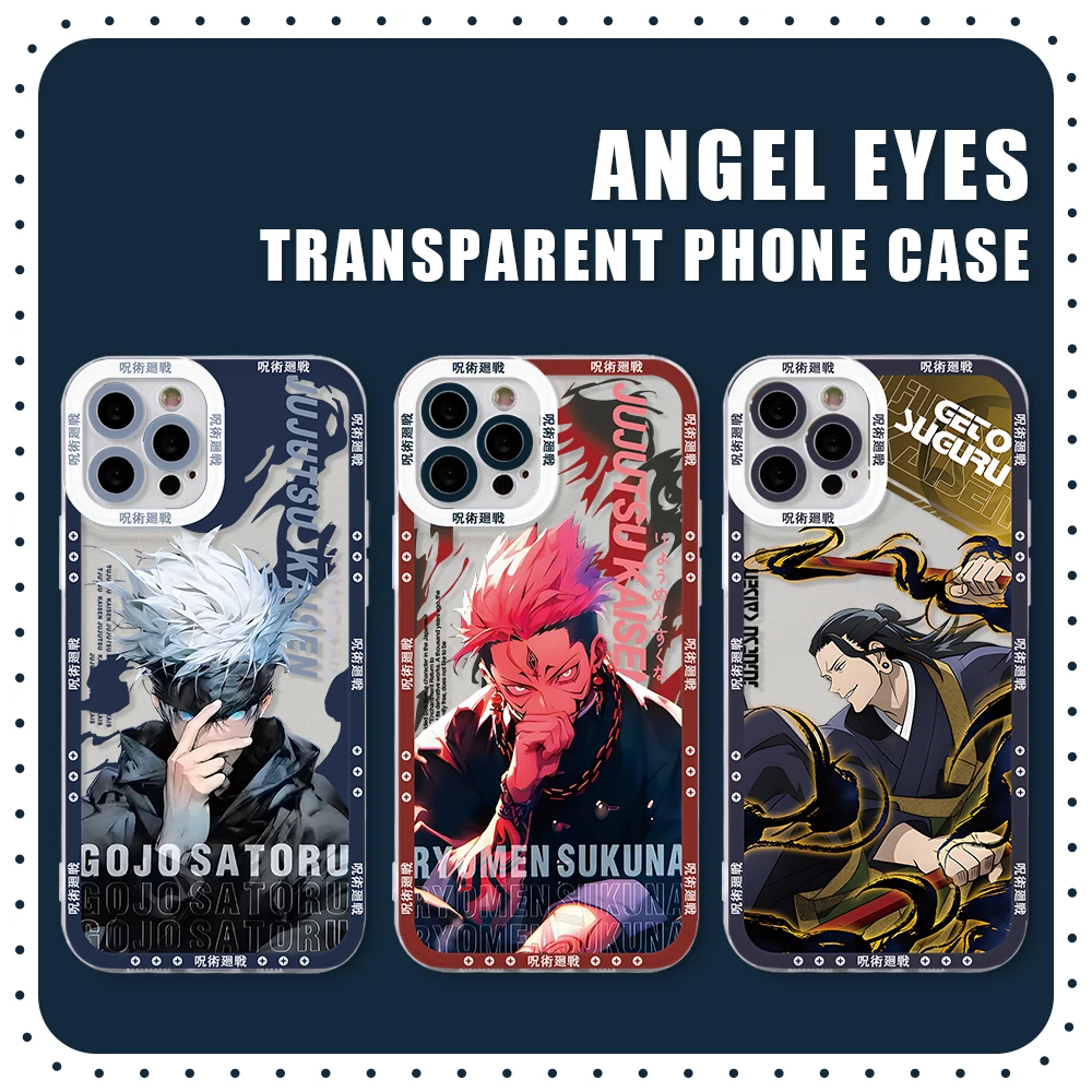 Jujutsus Kaisen Gojos Sugurus funda de teléfono para Oppo Realme, C67, C65, C63, C55, C53, C35, 12, 10, 9, 8i, 8, 7 Pro Plus, 4G, 5G