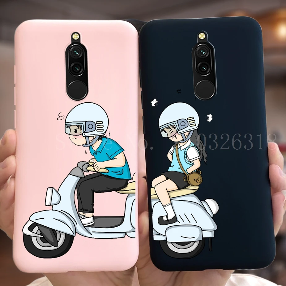 Funda de silicona blanda para Xiaomi Redmi 8 8A, carcasa elegante pintada con caramelo, parachoques - imagen 5