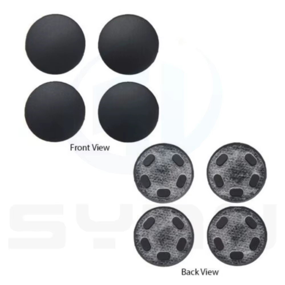 Funda inferior de goma para ordenador portátil, Base de repuesto para Macbook Pro, A2289, A2251, A2159, A2338, A2141, color negro, 4 unidades