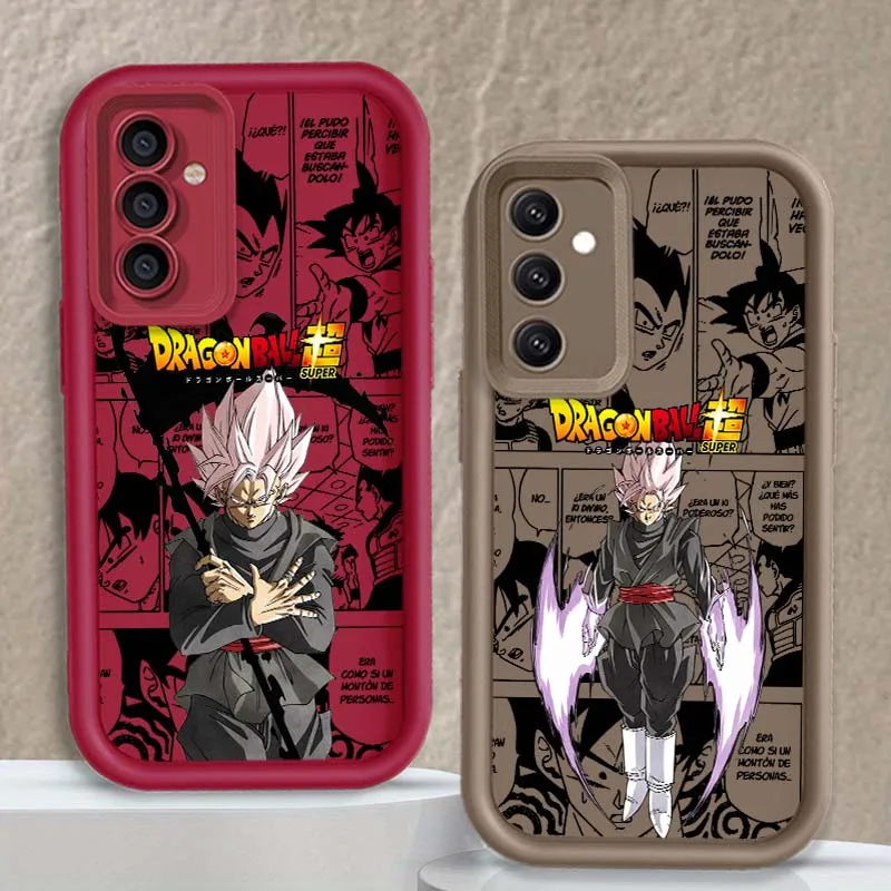 D-Dragon Ball Anime Goku Cool para Samsung A71 A56 A55 A54 A53 A51 A35 A32 A31 A16 A15 A06 funda de teléfono con escalera ocular - imagen 2