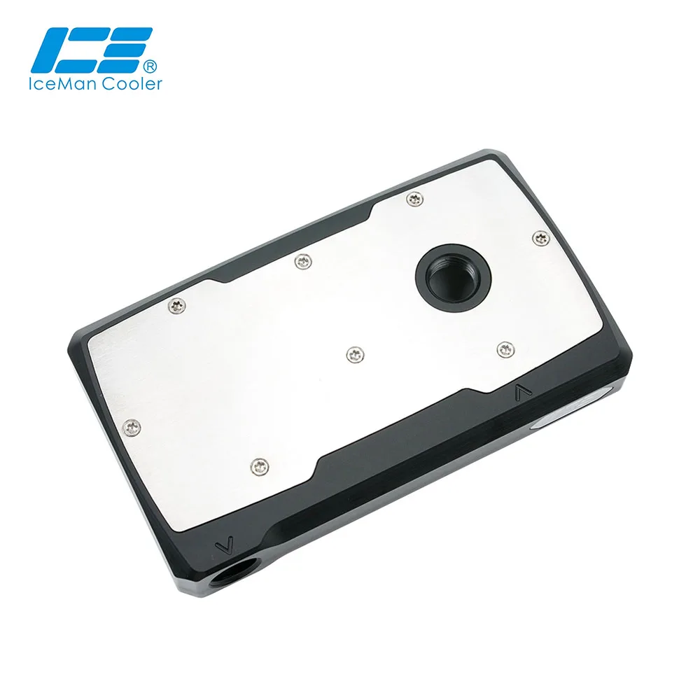 IceManCooler cubierta modificada de actualización de cadena de la serie de bomba doble DDC, cubierta superior de POM de reinstalación de bomba doble J, soporte DDC, bomba QX5 - imagen 2
