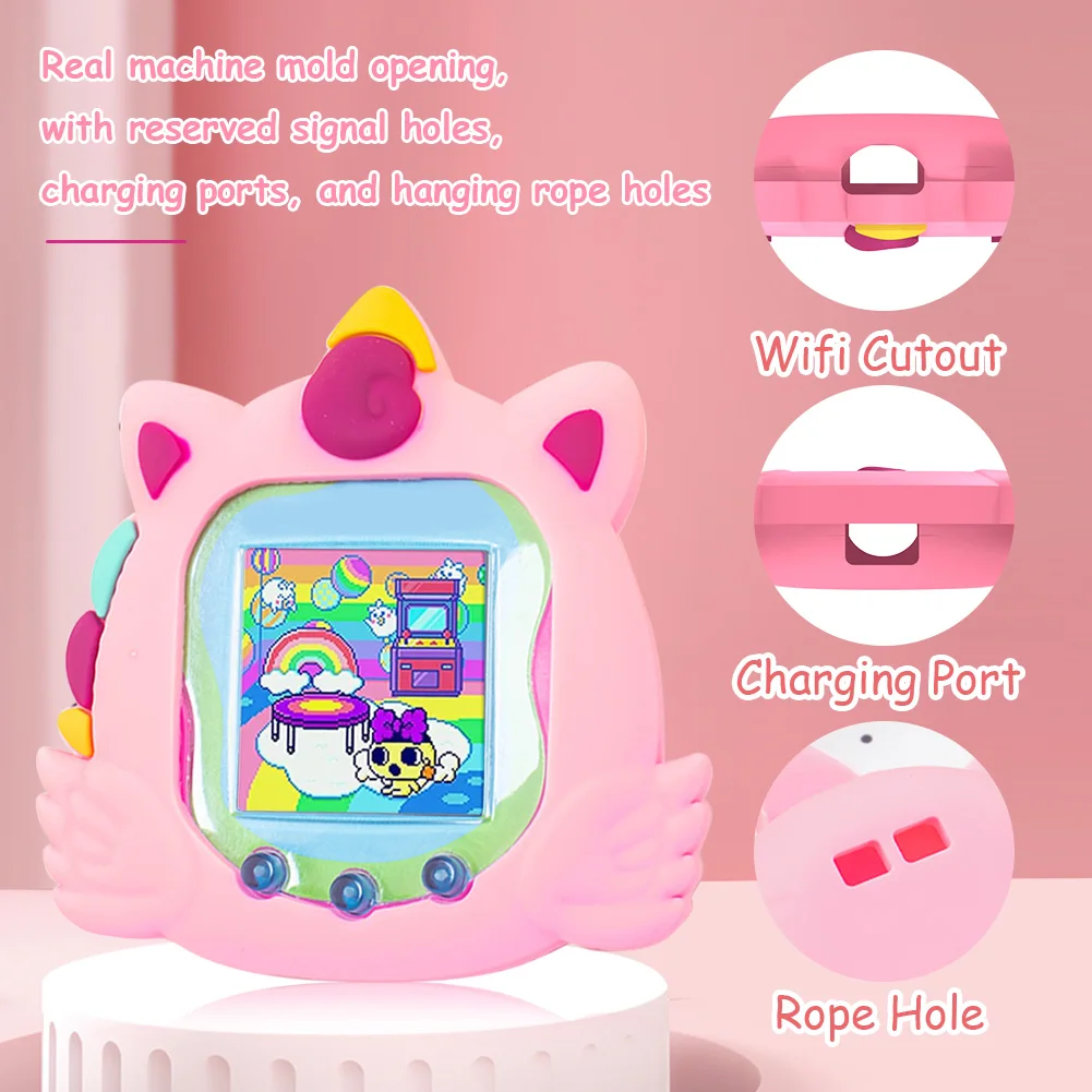 Funda protectora de silicona para Tamagotchi Uni 2023, carcasa de máquina de mascota Virtual, a prueba de golpes, funda protectora para Tamagotchi Uni - imagen 4