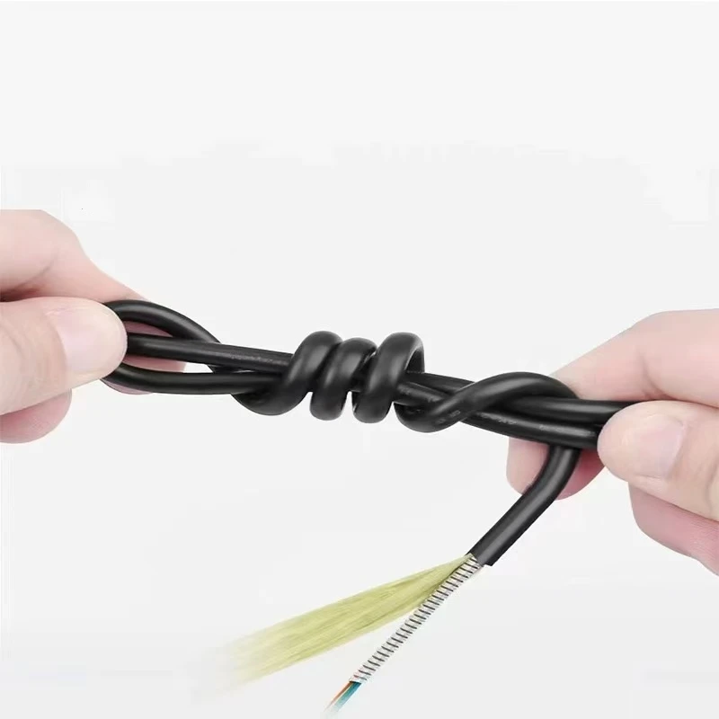 Puente de fibra óptica blindado monomodo 5mm TPU 150m-300m cable de conexión óptico G657A1 de un solo núcleo personalizado 200m 300m 250m