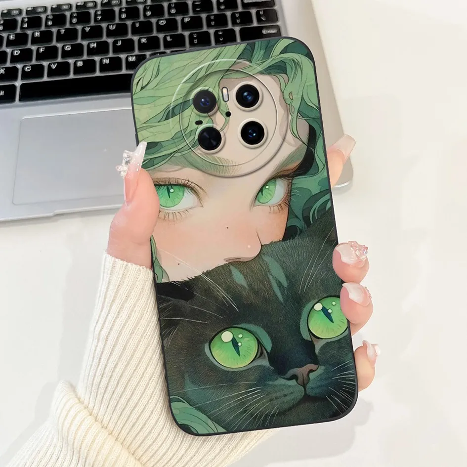 Funda para Huawei Mate 70 Pro Plus, Funda de moda con diseño de atardecer y astronauta, Funda suave de TPU para Huawei Mate 70 Pro Mate70 Pro + - imagen 4