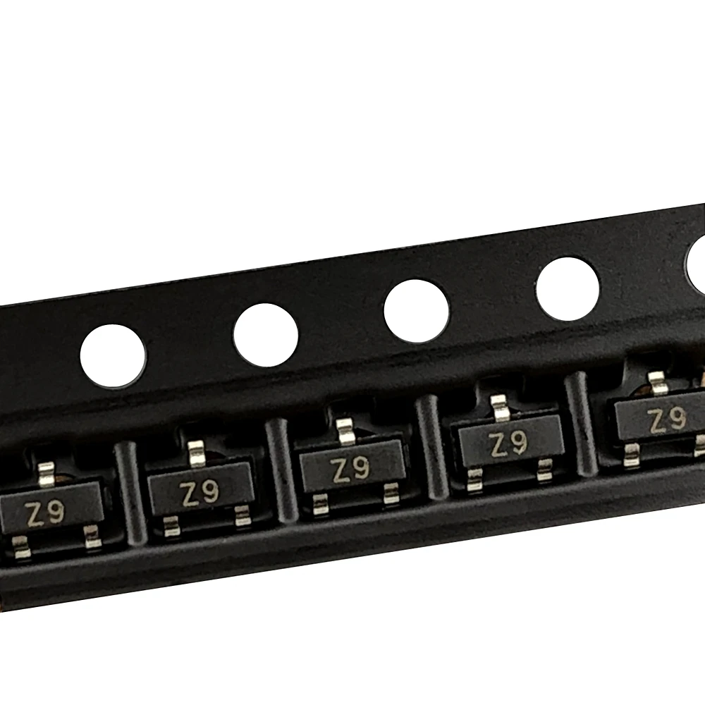 (100 piezas) BZX84C10 SOT-23 SMD diodo estabilizado de voltaje 10V (marcado Z9) - imagen 2