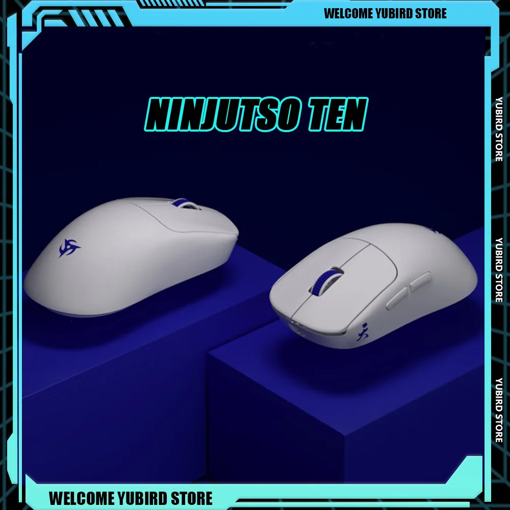 Ninjutso diez ratones ligeros para juegos 8K con cable 2,4G 30000dpi soporte endosesquelético periférico de computadora para PC accesorios personalizados