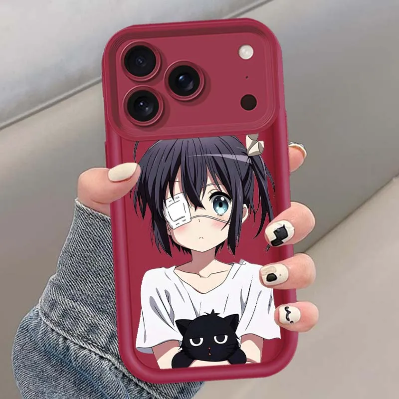 Rikka Takanashi Anime para Apple iPhone 17 Air 16 16E15 14 13 12 11 X XR Pro Max Eye Ladder funda de teléfono - imagen 5
