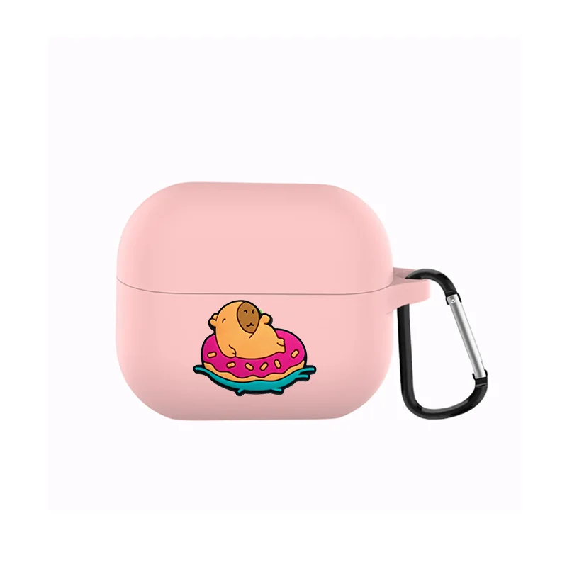 Nuevo DIY Animal Capybara funda para auriculares para Redmi Buds5 Pro silicona Blutooth auriculares caja de carga cubierta protectora - imagen 3