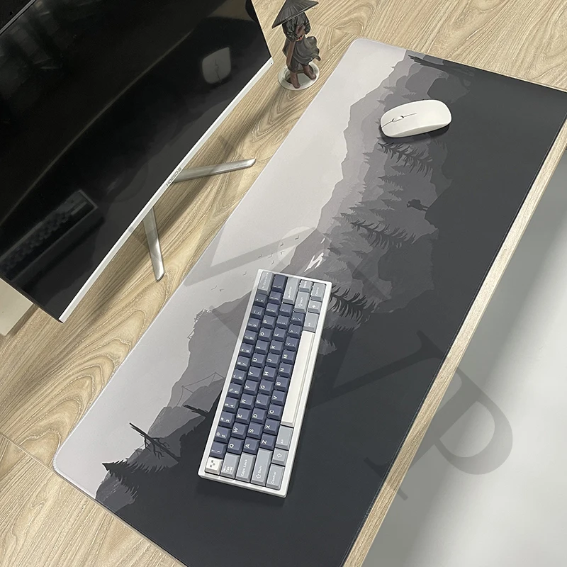 Alfombrilla de ratón con borde de bloqueo XXL, 90x40cm, alfombrilla de ratón grande para juegos, alfombrilla de teclado, alfombrilla de escritorio para regalo - imagen 2