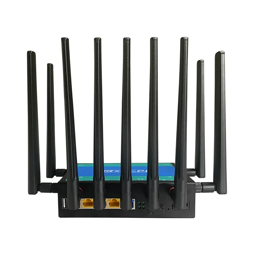 Wifilyer 5G router 3000Mbps Wi Fi Gigabit LAN 2.4GHz 5Ghz 8-antenna 5G home hotspot WiFi router compatible with 128 users - imagen 2