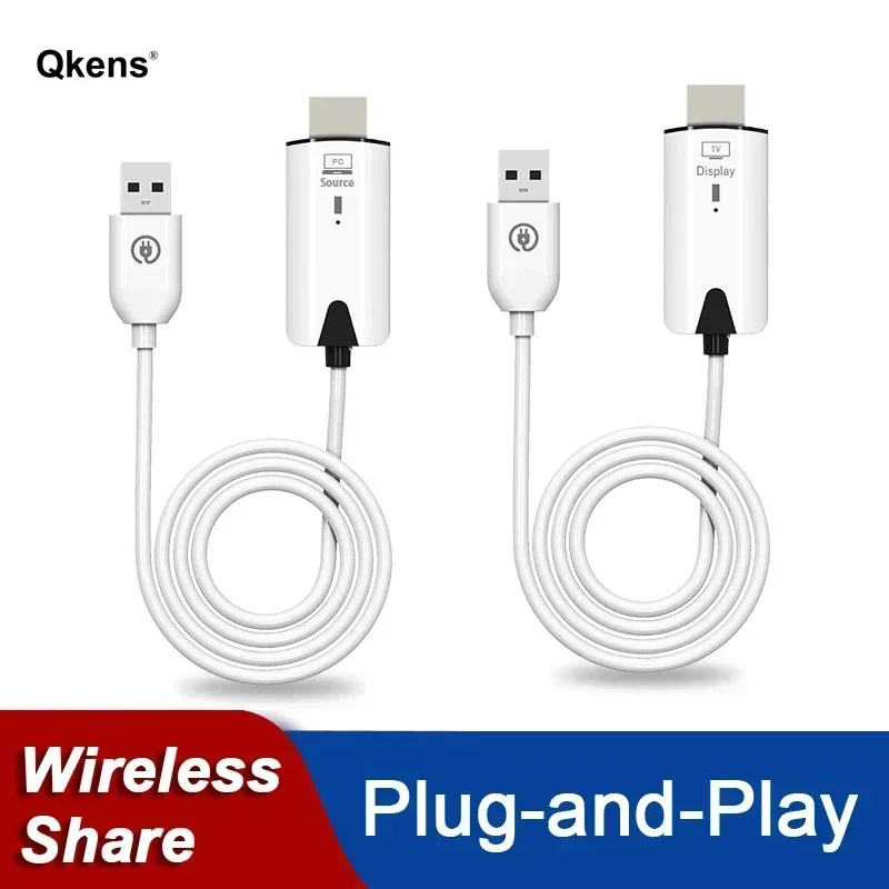 Transmisor y receptor de vídeo HDMI inalámbrico, 30m, 1080P, Cable extensor, adaptador de pantalla para DVD, portátil, PC a proyector de Monitor de TV - imagen 2