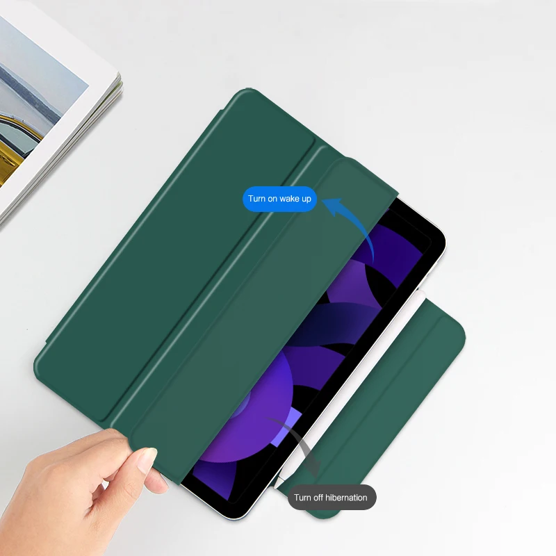 Funda para iPad Air 11 pulgadas 2024 M2 Funda de libro inteligente para iPad Pro 11 12,9 2018-2022 Air 5 4 10th Gen 10,9 Mini 6 Funda magnética de PU - imagen 4