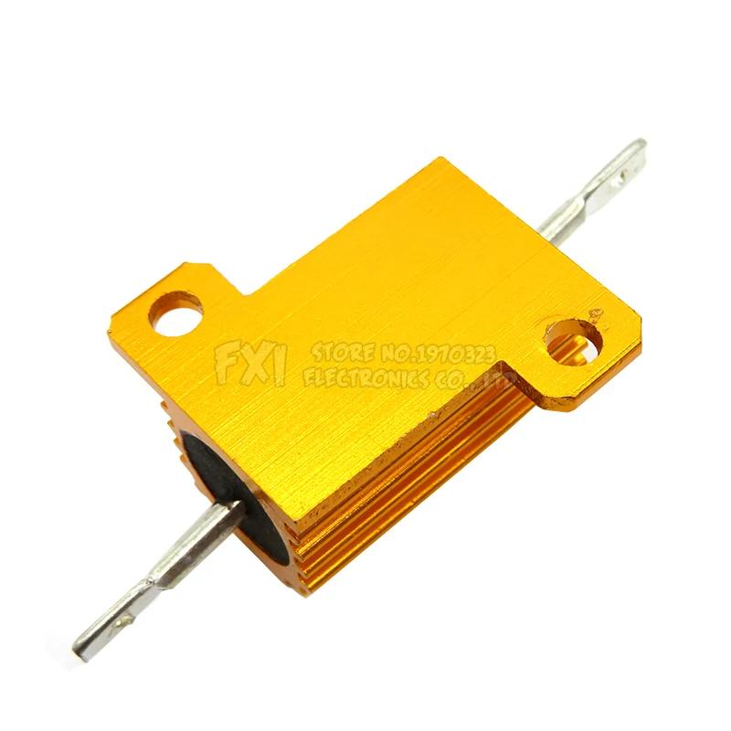 Resistencia bobinada de carcasa metálica de aluminio, 25W, 0,01 ~ 30K, 1, 2, 3, 5, 6, 8, 10, 20, 100, 150, 200, 300, 1K, 10K, ohm, Igmopnrq, RX24 - imagen 4