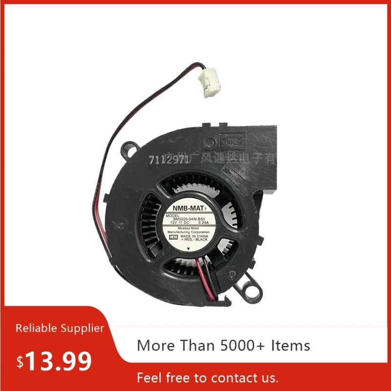 Para NMB BM5020-04W-B50 50x50x20mm DC 12V 0.24A proyector ventilador turbina