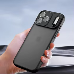 Funda Esmerilada iPhone 17 Pro – PC Anticolpes Trasera Mate