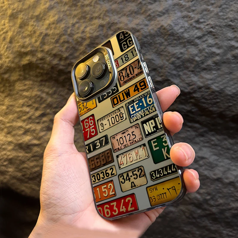 Funda de teléfono con diseño de matrícula de coche Vintage para Xiaomi Redmi Note 14 13 12 11 10 Pro Plus 5G 12S Redmi 14C 13, contraportada dura - imagen 5