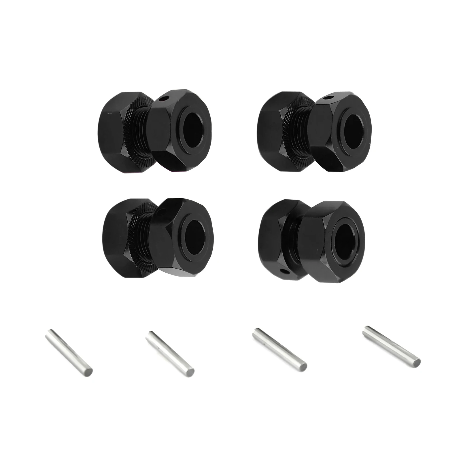 4 Uds. De bujes de rueda de Metal de 17mm, unión Hexagonal, tuerca antiaflojamiento, piezas de mejora para Arrma 1/8 6S KRATON OUTCAST RC, accesorio para coche - imagen 3