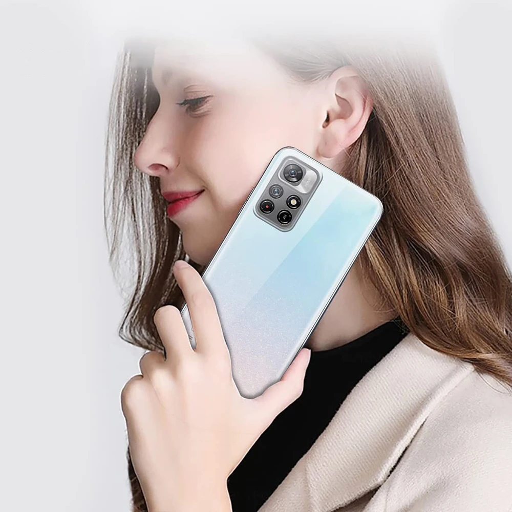 Funda de silicona ultrafina transparente para Xiaomi Redmi Note 12 11S 11E 11T 10 10S 9 9S 8 8T 7 Pro 10A 10C 9A 9C 9T 8 8A 7 contraportada - imagen 4