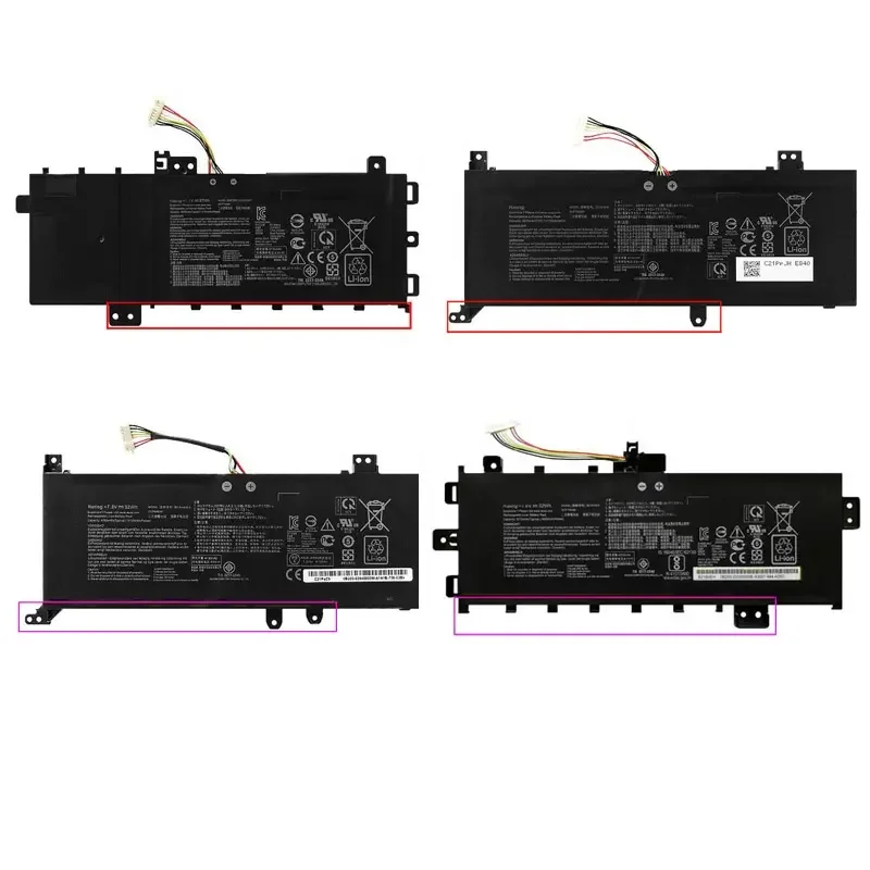 Batería de ordenador portátil, 32Wh, para ASUS C21N1818, B21N1818, B21N1818-1, B21N1818-2, 15, X512FA, X509FB, A509FA, A409FL, F509FJ, X509UA - imagen 2