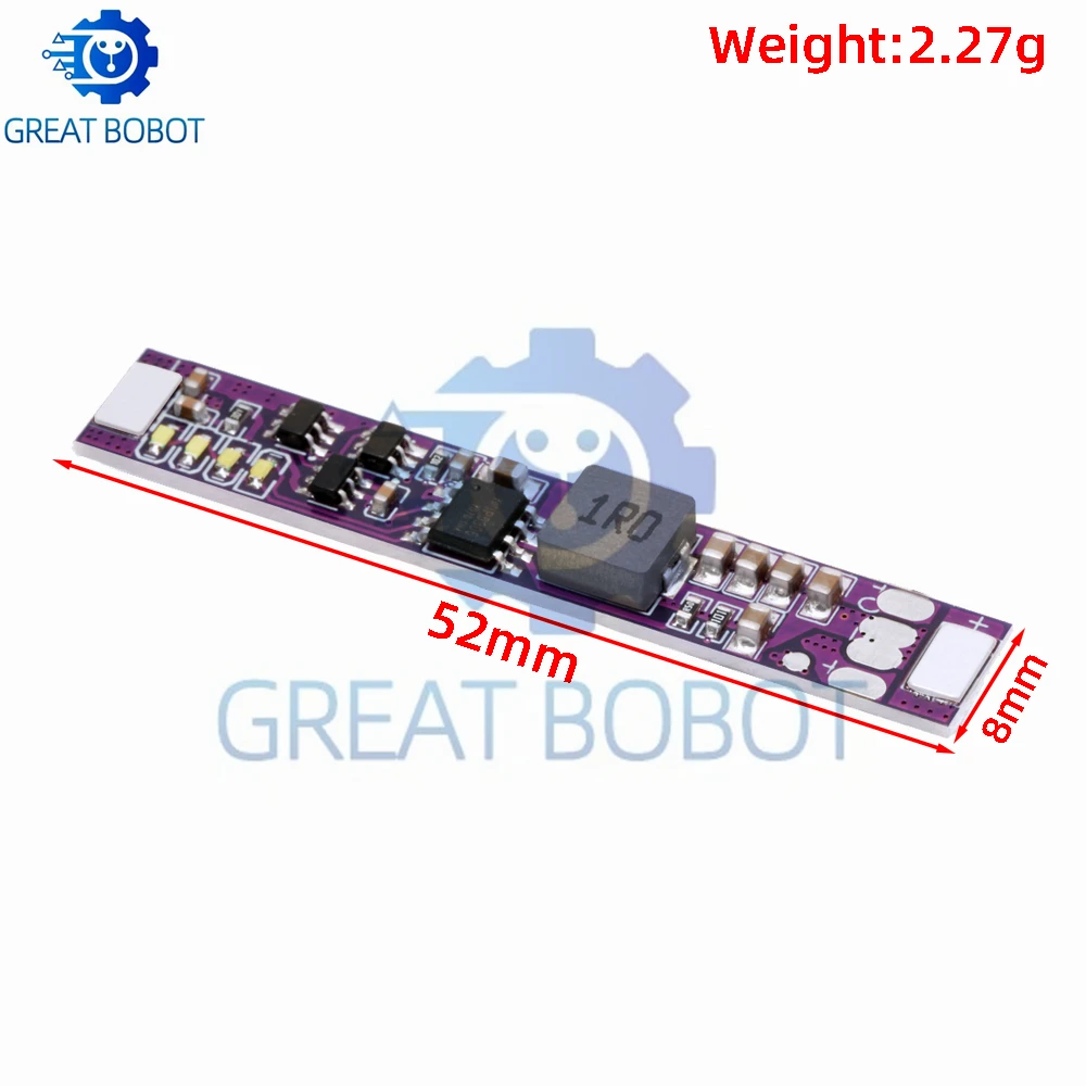 1-2 uds Mini placa de carga de batería de litio de 5V 2A: módulo de carga y descarga de refuerzo integrado específico 18650 - imagen 5